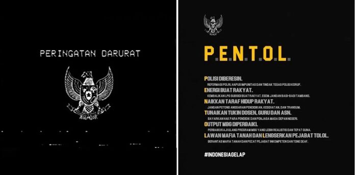 indonesia darurat hitam