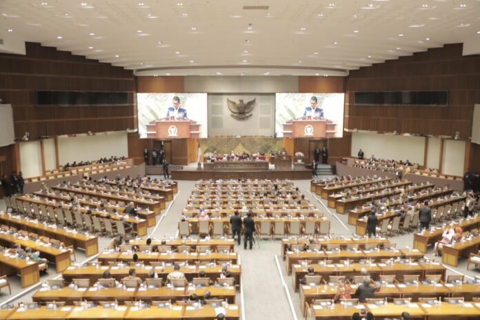 Ilustrasi Gedung DPR RUU TNI